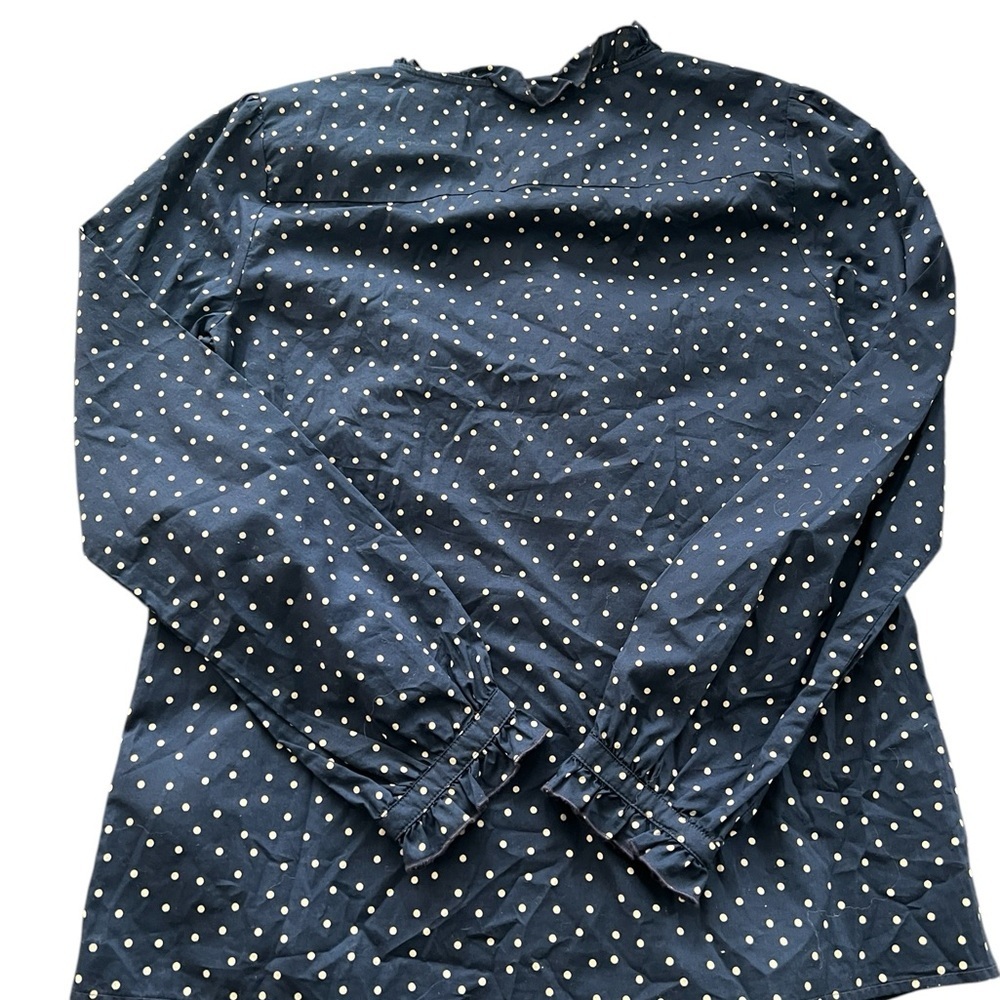 Women’s Boden Pippa Long Sleeve Polka Dot blouse size 2 - Picture 3 of 5